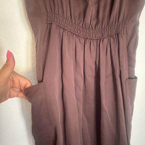 Matilda Jane Brown Pleated Sheath Dress - Picture 2 of 4